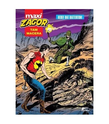 Zagor Maxi Tam Macera 14-Hedef Bat Batterton!