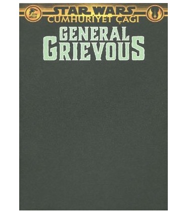 Star Wars: Cumhuriyet Çağı, General Grievous (Blank Cover, Siyah)