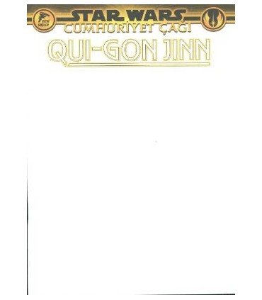 Star Wars: Cumhuriyet Çağı,  Qui-Gon Jinn (Blank Cover, Beyaz)